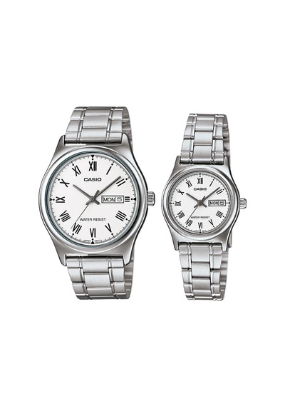 Casio Mtp-ltp-v006d-7budf Çift Kol Saati Kadın-erkek Metalik