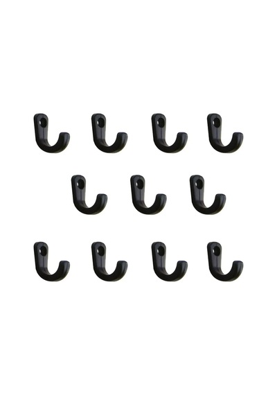 Magicool Tekli Bijuteri, Dekor Askısı - Siyah, 100 Adet, 10x18x22 Mm