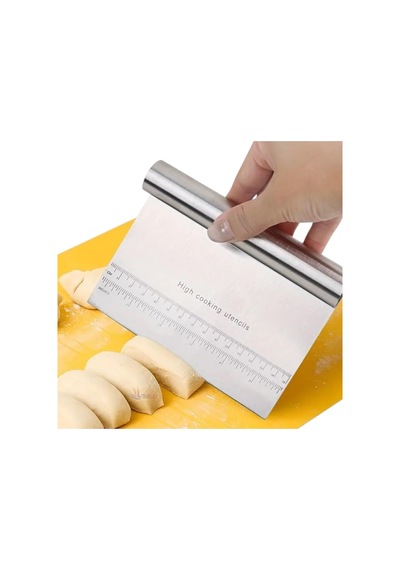 Paslanmaz Çelik Hamur Kesme Aparatı, Kazıyıcı Spatula, Pasta Ve Kek Şekillendirici Diğer