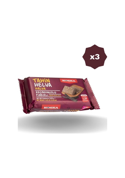 Keçiboynuzu Fındıklı Helva 200 Gr - 3 Adet