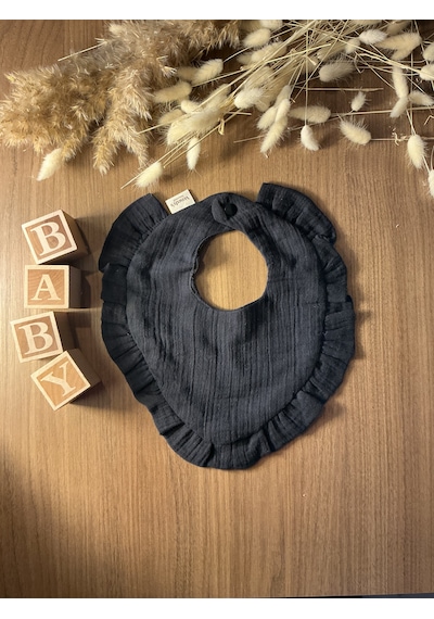 Venedy's Terra Ruffle Set Mama Önlüğü Bej - Kahverengi