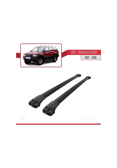 Opel Frontera Sport 1992-1998 Arası İle Uyumlu Ace-1 Ara Atkı Tavan Barı Siyah