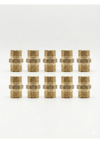 3/8 Sarı Nipel - 10lu Paket