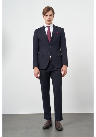 İmza Koyu Lacivert Armürlü Mono Yaka Tam Astar Esnek 6 Drop Slim Fit Classic Takım Elbise 1001245175 Koyu Lacivert İmza Koyu Lacivert Armürlü Mono Yaka Tam Astar Esnek 6 Drop Slim Fit Classic Takım Elbise 1001245175 Koyu Lacivert