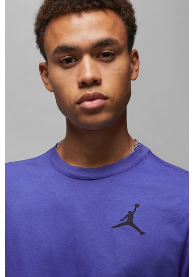 Nike Air Jordan Jumpman Ss Crew Mens Erkek Günlük Tişört Mor