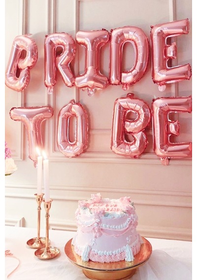 Beysüs Bride To Be Folyo Balon Rose Gold Bekarlığa Veda Partisi Rose Gold