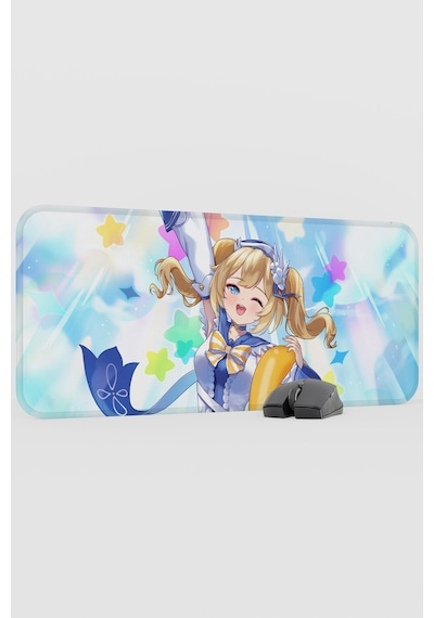 Barbara Genshin Impact Anime Gacha V4 - 70x30 Xl Gaming Mouse Pad Fare Altlığı