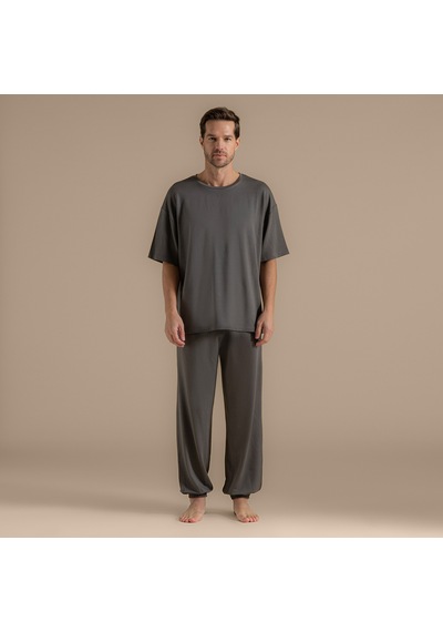 Chakra Dean Pijama Takımı Açık Gri