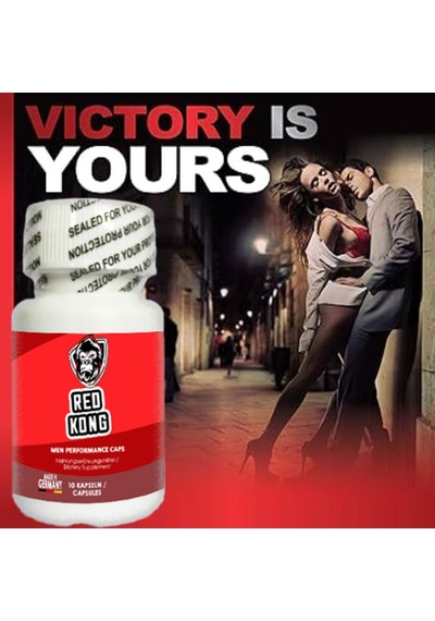 Red Kong: 1 Ad. Erkeğin Performansına Çok Özel Formüllü 10 Lu Destekleme