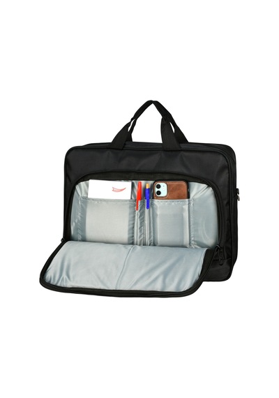 Galb Leather Siyah Unisex 16.5 Inc Laptop & Evrak Cantasi Erkek Cantasi
