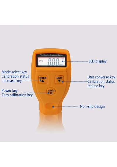 Valkyrie Dijital Kaplama Kalınlığı Ölçer 0-2000 Μm, Fe/nfe Modu, Lcd Ekran