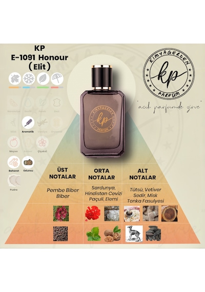Kimyagerden E-1091 Erkek Parfüm Edp 50 Ml