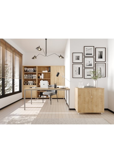 Kilitli Ve Bölmeli Çok Amaçlı Dolap, Ofis Ve Ev İçin Kilitlenebilir Ahşap Dolap, 190x80x40cm Safir Meşe Kilitli Ve Bölmeli Çok Amaçlı Dolap, Ofis Ve Ev İçin Kilitlenebilir Ahşap Dolap, 190x80x40cm Safir Meşe