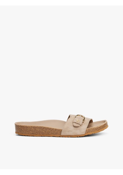 Tommy Hilfiger Kadın Bej Sandalet Fw0fw08809 Afe