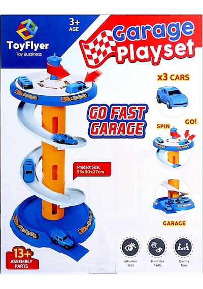 Garage Playset Otopark Oyun Seti