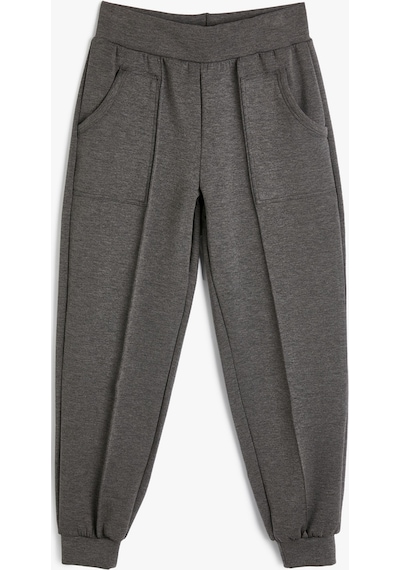 Koton Jogger Eşofman Altı Beli Lastikli Dikiş Detaylı Cepli Antrasit 4sak30024ek 4SAK30024EK931 Antrasit Koton Jogger Eşofman Altı Beli Lastikli Dikiş Detaylı Cepli Antrasit 4sak30024ek 4SAK30024EK931 Antrasit