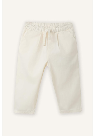 Defacto Gabardin Pantolon Erkek Bebek G9590a526sper105 Ekru-er105