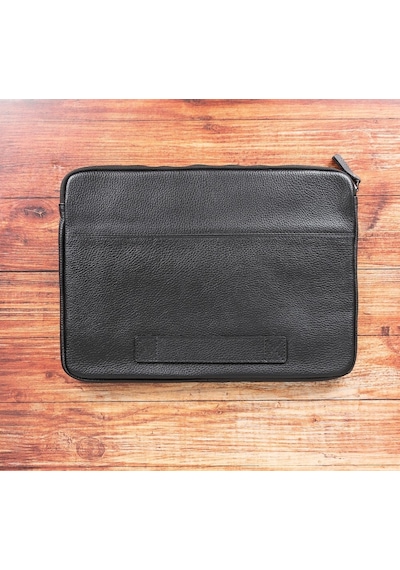 Awe Deri 16 İnç Tablet Pc Çantası Erc1 Siyah