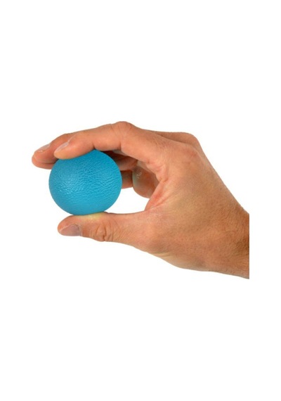 Ball - Silikon El Egzersiz Topu Mavi - Ekstra Sert