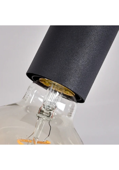 Riolight Modern1 Siyah1 4xe27 Mafsallı Hareketli Başlık Glop Ampul Hariç Metal Spot Avize Siyah
