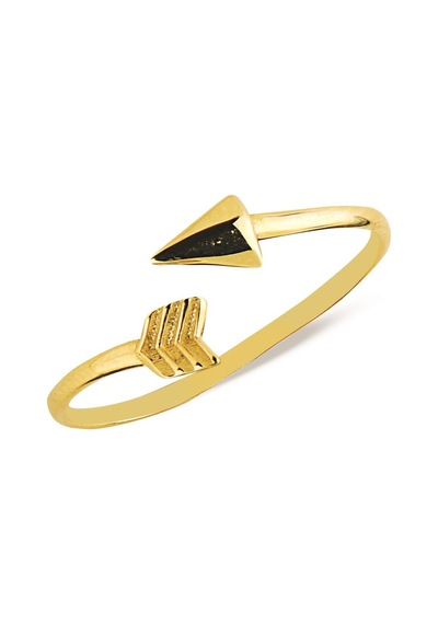 Goldkupe 14 Ayar Altın Ok Formlu Ayarlanabilir Yüzük 0,73 Gr-6415