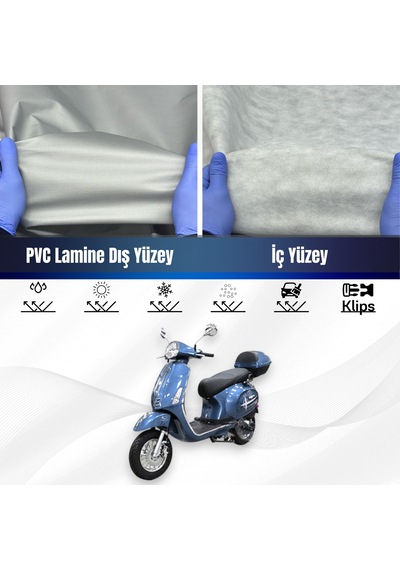 Kral Motor Rana Su Geçirmez Motosiklet Brandası Motor Branda