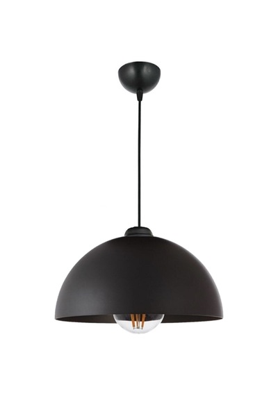 Retro Rustik Model Modern Metal Tekli Siyah Sarkıt Avize Cafe