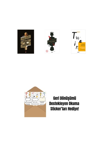 İnsan Nedir + Prens Ve Dilenci + Esrarengiz Yabancı + Okuma Sticker'ları