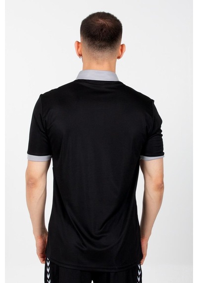Hummel Otantik Polo Yaka Kamp Tişört Siyah