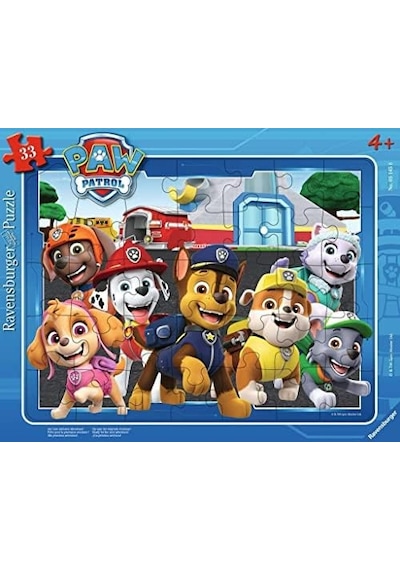 33 Parça Büyük Çerçeveli Paw Patrol Yapboz