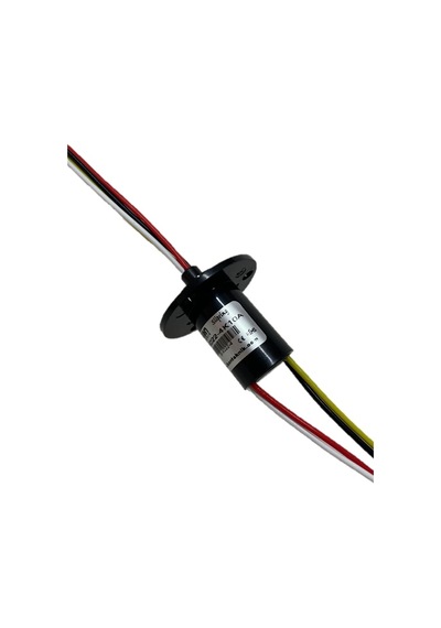 İKON TEKNİK Kapsül Tip Slip Ring 22 mm 4 Kanal 10A Döner Konnektör