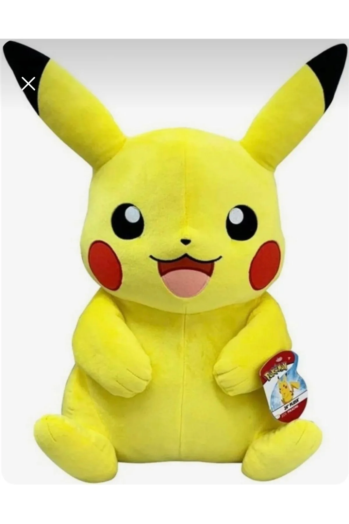 Pikachu Peluş Büyük Boy Üretici Firma Açık Sarı