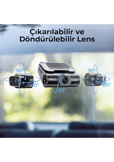 Azdome M660 4k 4 Kameralı 64gb Hafıza Kartlı Araç Kamerası