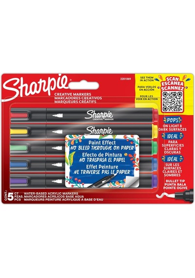 Creative Marker Akrilik Boya Kalemleri Yuvarlak Uçlu Su Bazlı Boya Kalemi Mürekkep Kağıda Geçirmez Ve Çoğu Y Genel