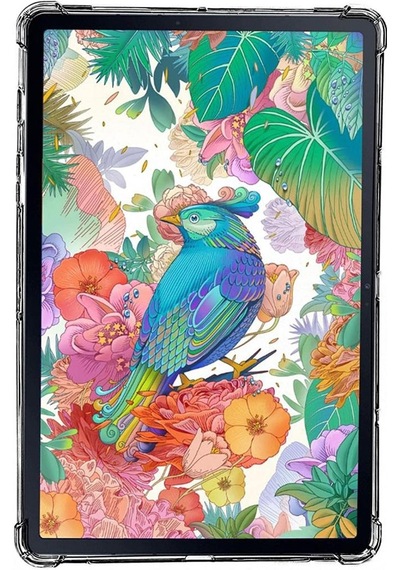 Samsung Uyumlu Galaxy Tab S7 Fe Lte T730 T735 T737 Kılıf Darbelere Dayanıklı Şeffaf Kapak
