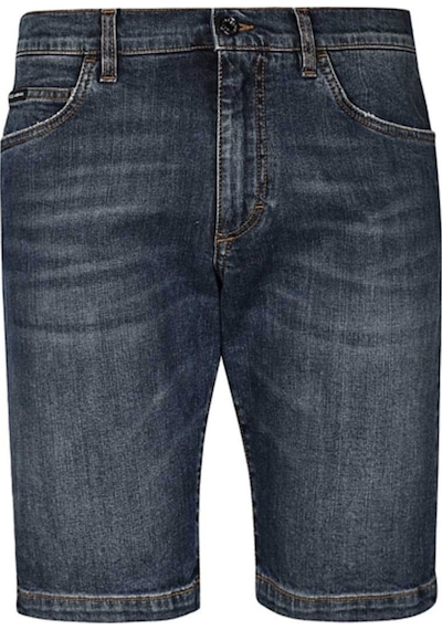 Dolce & Gabbana Dolce&Gabbana Jean Erkek Şort Gy4Jed Mavi
