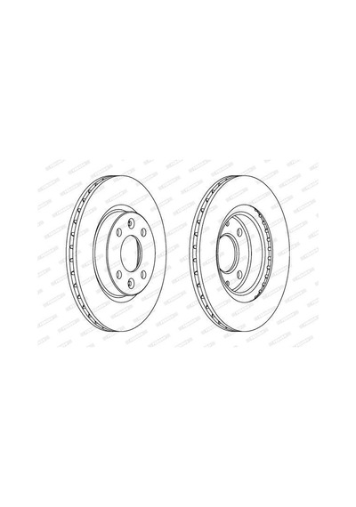 Renault Clio 2 Ön Fren Diski 259 Mm Çap 1999-2005 Ferodo