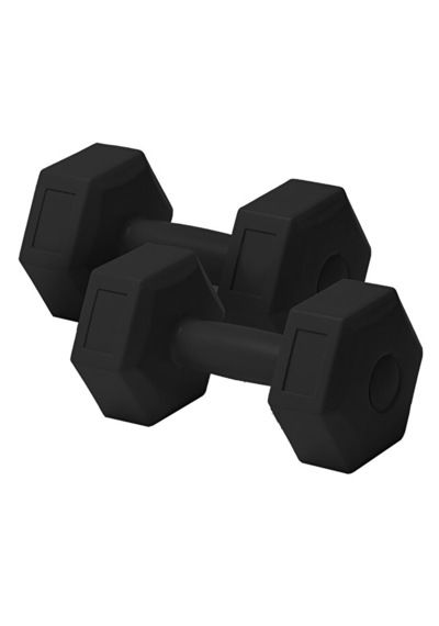 1 Kg X 2 Adet Siyah Dambıl Seti - Evde Egzersiz İçin İdeal