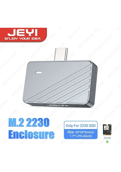 Jeyı 2230 M.2 Nvme Ssd Kutusu Type-c Girişli Tüm Cihazlara Uyumludur Yüksek Performans 10gbps Süper Hızlı Yeni Nesil Son Teknoloji Ce Lisanslı Jeyı 2230 M.2 Nvme Ssd Kutusu Type-c Girişli Tüm Cihazlara Uyumludur Yüksek Performans 10gbps Süper Hızlı Yeni Nesil Son Teknoloji Ce Lisanslı