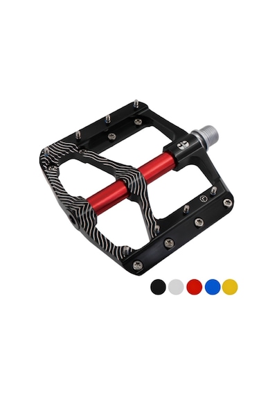 Brıvıga Siyah Alüminyum Gövdeli, Cnc İşlemeli Cr-mo Akslı, Kapalı Rulmanlı Pedal 100x105.8mm