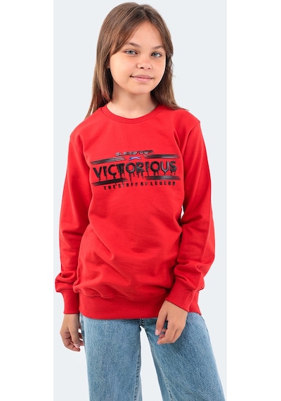 Slazenger DUNA IN Çocuk  Kırmızı Sweatshirt