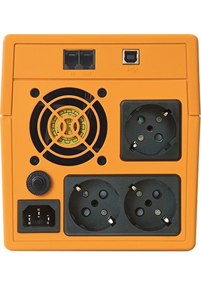 Makelsan Lion 1200 Va Line Interactive Lcd Ekran 2 x 7 Ah UPS Güç Kaynağı