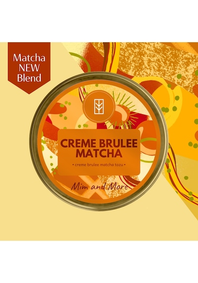 Mim and More Creme Brûlée Aromalı Matcha 25 G
