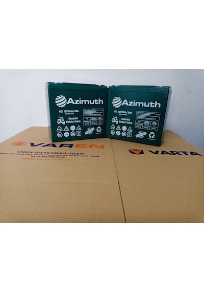 Azimuth 12v 24 Ah Amper Elektrikli Bisiklet Aküsü-