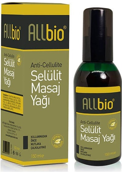 Allbio Selülit Masaj Yağı 150 ML