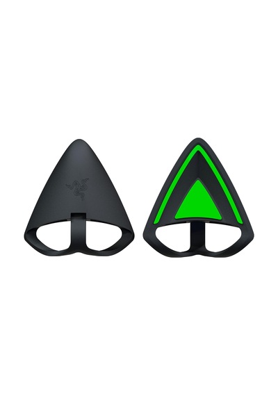Lexroo Kitty Ears V2 - Evrensel Fit Clip-on Kitty Ears Kulaklıklar İçin Siyah