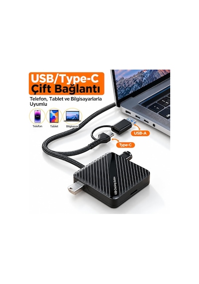 5 Kart Yuvalı Usb 3.0 Hafıza Kartı Okuyucu, Usb-a Ve Type-c Çift Girişli Sd/tf, 5 Gbps Yüksek Hızlı Veri Aktarımı, 2 Sd Ve 3 Micro Sd Kart Desteği, Telefon Tablet Bilgisayar Uyumlu Siyah 5 Kart Yuvalı Usb 3.0 Hafıza Kartı Okuyucu, Usb-a Ve Type-c Çift Girişli Sd/tf, 5 Gbps Yüksek Hızlı Veri Aktarımı, 2 Sd Ve 3 Micro Sd Kart Desteği, Telefon Tablet Bilgisayar Uyumlu Siyah