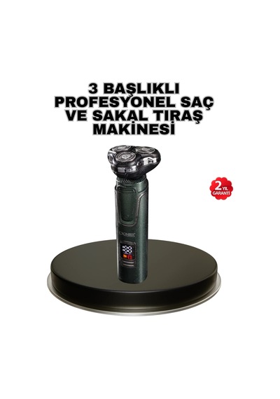 Kablosuz Profesyonel Erkek Bakım Seti 3 Başlıklı, 3d Akıllı Kesim, Taşınabilir Krgltgs619bz5y42c61