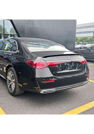 Mercedes Benz E Class W214 E63s Style Bagaj Üstü Spoiler Parlak Siyah İthal Abs Plastik 2024+