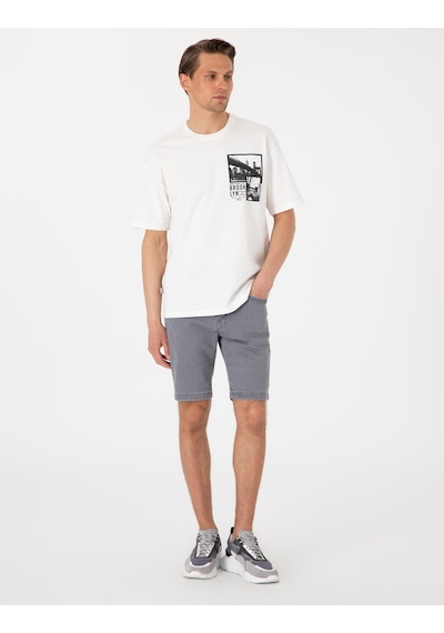 Pierre Cardin Erkek Beyaz Tişört 50310144-vr013 Beyaz